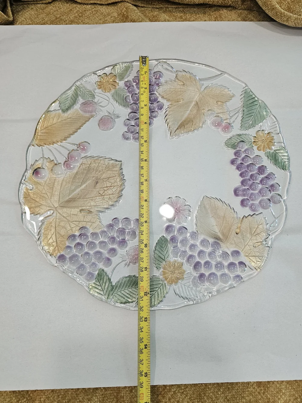 Mikasa Savoir Vivre Cornucopia Cake Plate - Picture 4 of 5